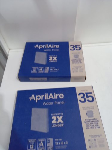 x2 AprilAire Humidifier water panel filter replacement - 13" x 10" x 2" (model: 35) image 2