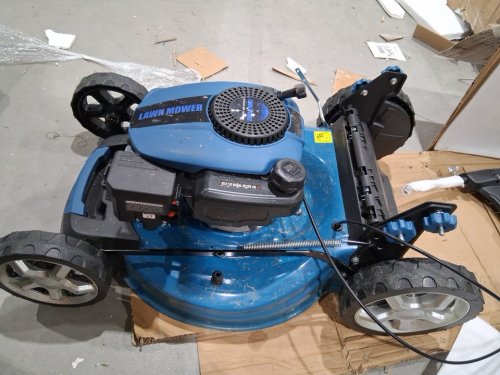 Gas Powered Push Lawnmower with 144cc engine - 20" - blue (model: yyj077km51s) image 5