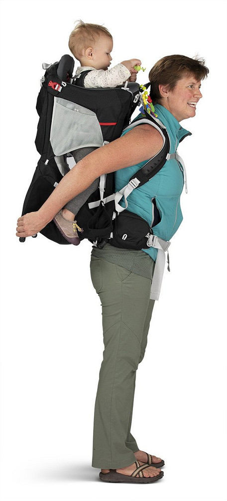 Osprey Poco Child Carrier Backpack with Adjustable Torso Fit , 20L - STARRY BLACK (10002073) image 3
