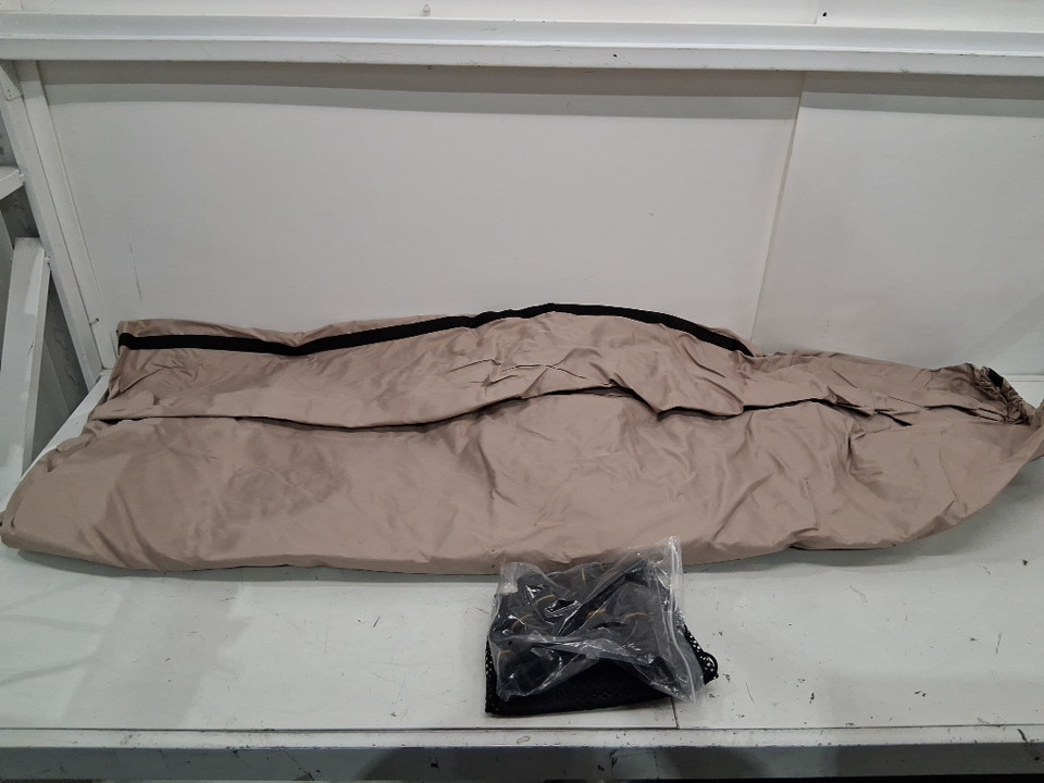 PrimeShield Heavy Duty Waterproof Boat Cover for V-Hull Runabouts - 14FT-16FT Length x 90" WIDTH - Brown (Model: BC-600D-B) image 4