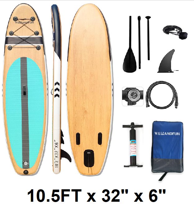 Bifanuo Inflatable Stand Up Paddle Board With SUP