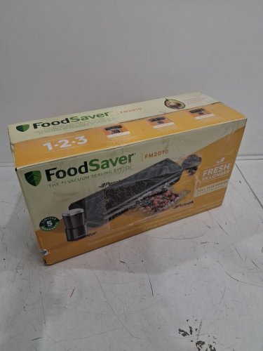 FoodSaver Vacuum Sealing Machine Starter Kit with handheld portable sealer & vacuum seal bags - black - (model: fm2000/fs1110) image 2