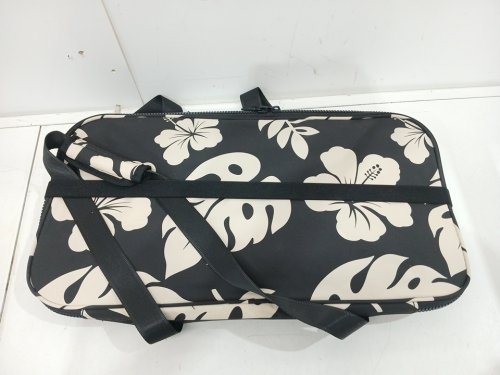 Aloha Collapsible Beach Tote - 11.2" x 21.2 " x 13.5" - 42L - Black/White image 2