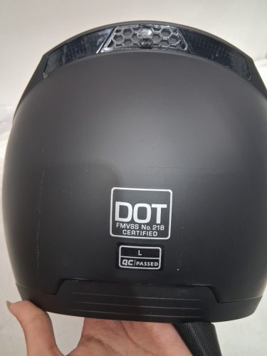 ILM Open Face Motorcycle Helmet for Moped, ATV Cruiser, Scooter DOT FMVSS NO.218, LARGE 59-60 - BLACK image 7
