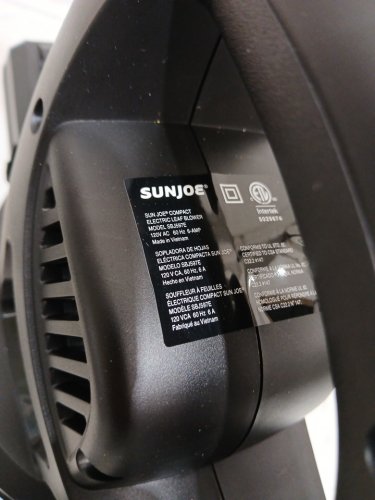 SUNJOE corded COMPACT LEAF BLOWER - 6-amp motor - 155MPH & 260 CFM - Lightweight (3.9 lbs) - BLACK (MODEL: SBJ597E) image 3