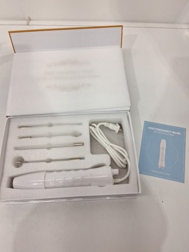 4pc rhxhmasx high frequency facial wand machine - white image 3