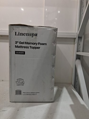 LINENSPA THICK GEL INFUSED MEMORY FOAM MATTRESS TOPPER - 3" QUEEN - BLUE (MODEL: LS30QQ30GT) image 3