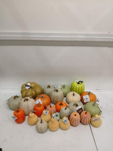 25PC+ ASSORTED FALL STYLE FILLER DECOR - PUMPKINS, ACORNS, PINECONES AND MORE - VARIOUS SIZES image 2