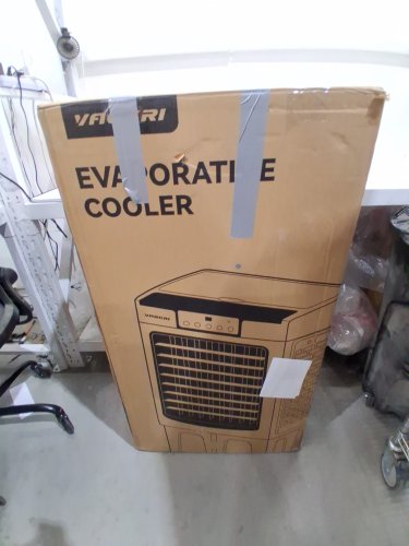 VAGKRI 3000CFM Evaporative Air Cooler, 120°Oscillation, with Remote Control, 24H Timer, 3 Wind Speeds, 12gal - white (model: VA-ec02) image 2