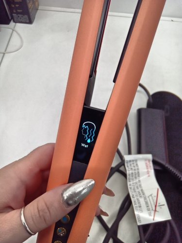 dyson airstrait wet to dry hair straightener - LIMITED EDITION APRICOT/ TOPAZ  (model: ht01) image 8