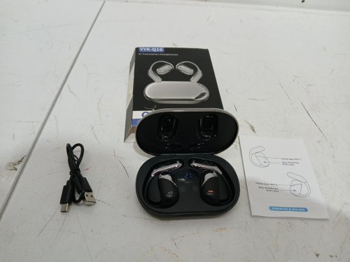 Paekole AI Wireless/Bluetooth Translation Earbuds - black (model: YYK-Q16) image 2