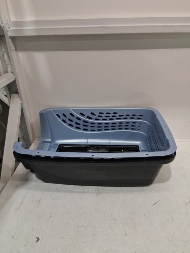 PETMATE 2-DOOR KENNEL - FOR ANIMALS UP TO 10LBS - 19"x12.6"x10" - blue/black - (21227) image 2