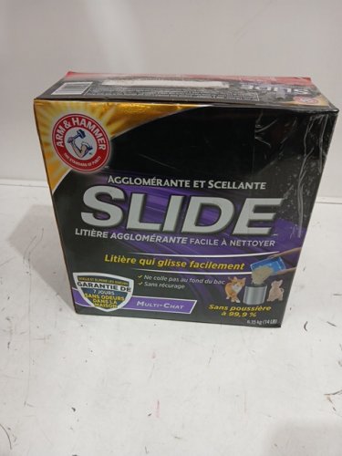 ARM AND HAMMER CLUMP & SEAL SLIDE 99.9% DUST FREE NON-STOP ODOUR CONTROL CAT LITTER - 14LBS image 2