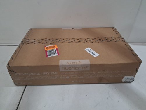 2pc NutriChef Non Stick Stainless Steel Frying Pan - 10" - SILVER image 2