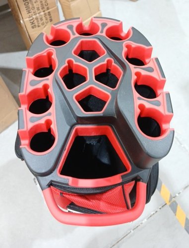UNIHIMAL 14-Way Golf Cart Bag Pro with Full Length Divider Top - 40" - Red/Black image 8