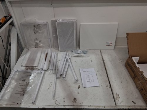 3 drawer fabric dresser - white (model: 55scnt3d40wpvc1pb) image 2