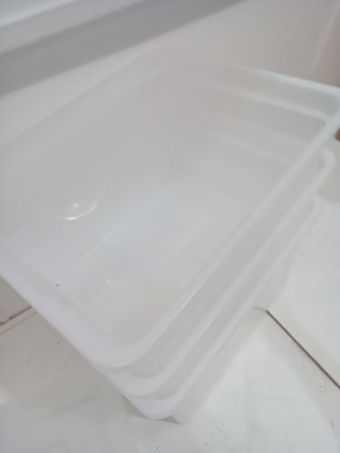 3PK Iris USA Stackable Plastic File Organizer Boxes with Secure Latching Lids - 33L - Clear (Model: FB-21E) image 4