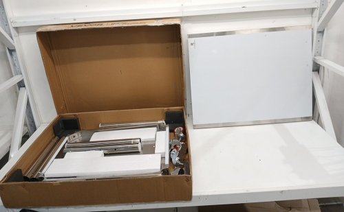 steel workbench on castor wheels - 24" x 30" x 32" - stainless steel (model: gzt61) image 3