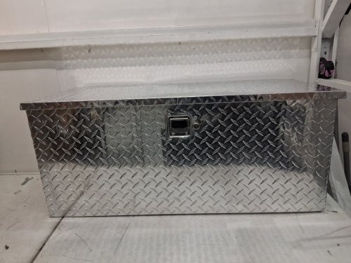 garvee  Heavy Duty Aluminum Sliding Shelf Bed Tool Box - 36" x 15" - silver (model:  pau_0lyh) image 6