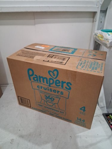 144pk Pampers Cruisers 360° Stretchy Waistband disposable baby diapers - size 4 (22lb - 37lb) image 2