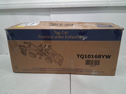 Kid's Olakids Ride On Pedal Excavator with Cargo Trailer and Scooping Bucket - 3+ - Yellow/Black (Model:TQ10168YW) image 8
