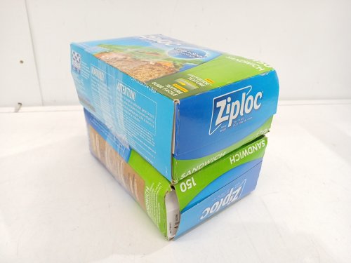 2 (150PK) Ziploc Easy Open Sandwich Bags - 150 bags each - Clear image 2