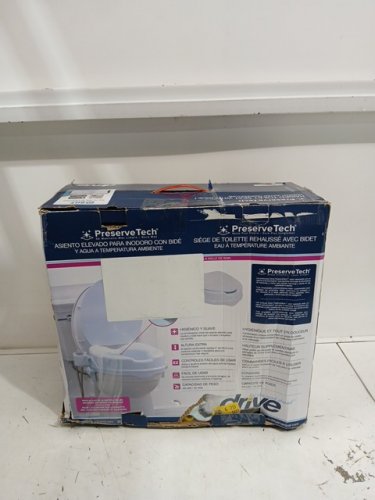 drive medical PreserveTech™ Raised Toilet Seat with Bidet - 400lb capacity - white (model: RTL12C006-WH) image 2