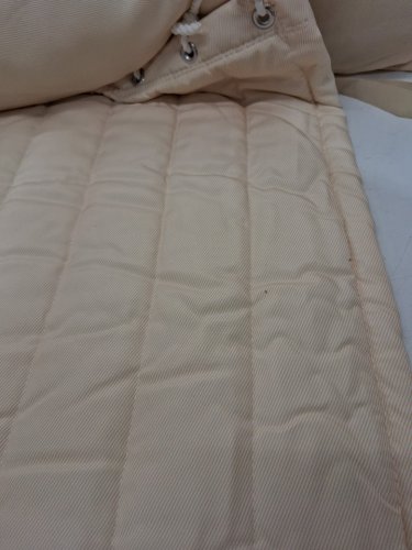 LAZY DAZE HAMMOCKS DOUBLE QUILTED FABRIC HAMMOCK SWING WITH PILLOW - 55" - BEIGE (MODEL: HM003148) image 6