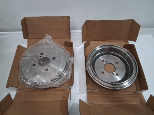 2PK cmx/Top Quality Rear brake Drum rotor and Rear Brake Shoes for 2006-2018 Toyota yaris - nickel (model: Drum: 8-9780 Brake Shoes: NB-917B) image 4