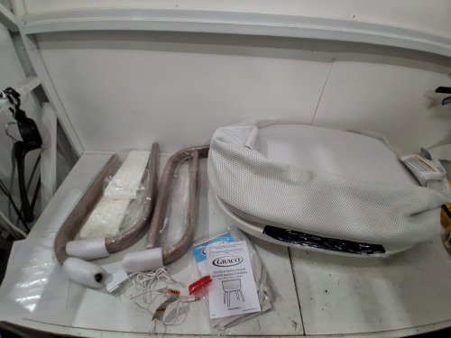 graco smartsense soothing bassinet Bassinet and Rocker with Cry Detection Technology 100% Organic Cotton Sheet - luna (model: 2227904) image 6