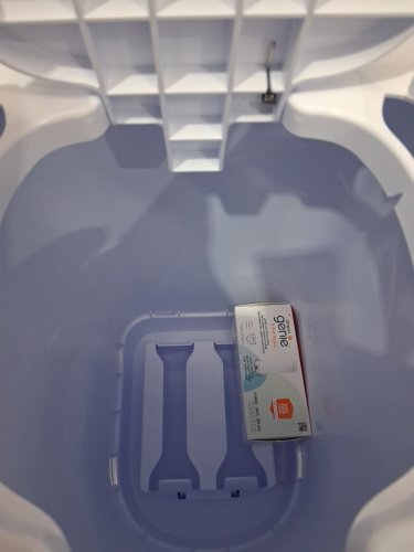 Diaper Genie Essence Pail with 18 Easy Roll Refill Bags - 23" - white (model:‎I000908) image 9