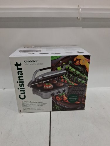 Cuisinart Stainless Steel Griddler Sandwich Maker & More-brushed stainless image 2