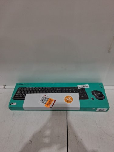 Logitech Wireless Keyboard and Mouse Combo - 2.4 GHz Wireless - Black (Model: MK270) image 2