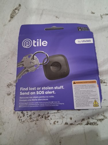 tile by life360 mate bluetooth key finder/tracker - black (model: T1801A/re-60011) image 2