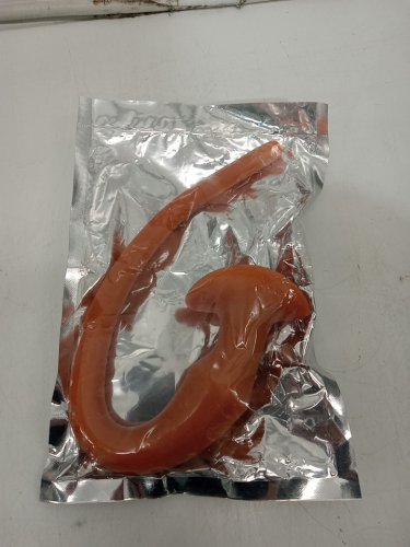 Long Silicone Anal Butt Plug - 12" - gold image 2