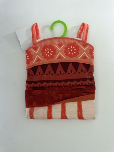 TODDLER DISGUISE MOANA 2 SIMEA COSTUME - 2T - ORANGE (STYLE: 171089S) image 2