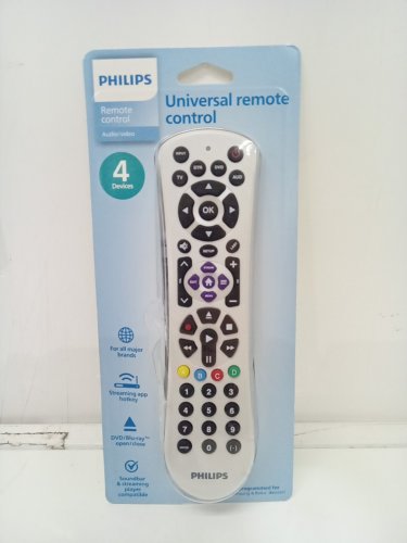 Philips 4-Device Universal Remote Control - PEARL WHITE (Model: SRP4222P/27) image 2