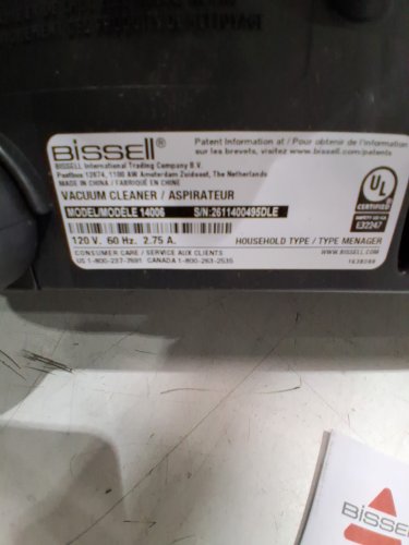 BISSELL LITTLE GREEN PORTABLE CARPET & UPHOLSTERY DEEP CLEANER - 48OZ TANK - BLUE/BLACK - (MODEL: 14006) image 6