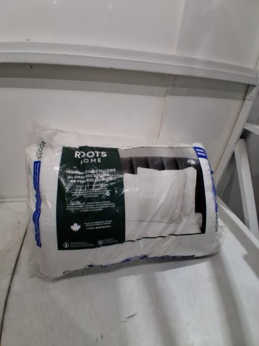 2PK Roots Home HYPOALERGENIC Pillow with 300 thread count - QUEEN - WHITE (MODEL: 8007503) image 2