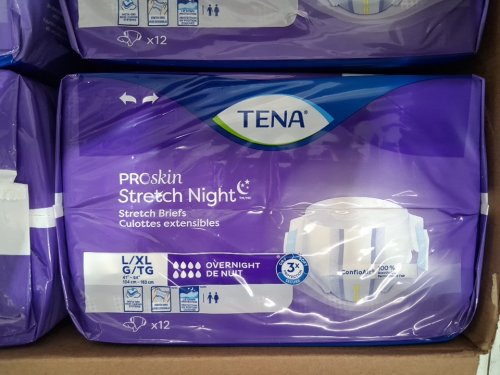48pk TENA UNISEX ProSkin Stretch Briefs - Large/extra-large (model: 055755v-00) image 3