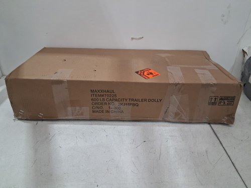 MAXXHAUL TRAILER DOLLY with Pneumatic Tires - 600lbs max - black  (MODEL:70225) image 5
