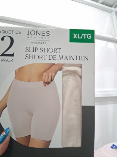 2PK WOMENS JONES signature SLIP SHORTS - extra large - pinkish/nude - (style:2857623) image 2