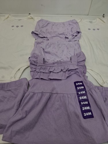 7 ASSORTED GIRLS CLOTHES - SIZE 24M image 3