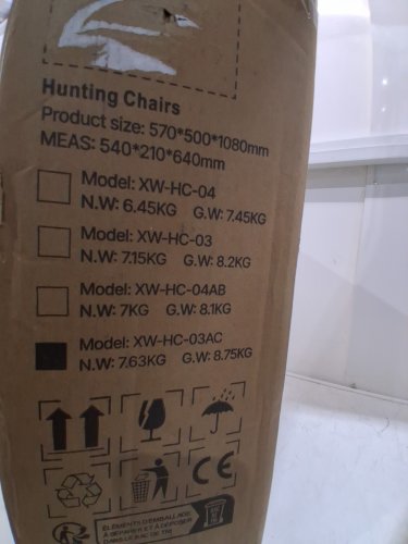 VEVOR FOLDING ADJUSTABLE 360° SWIVEL BLIND HUNTING CHAIR WITH ARMRESTS (MODEL: CGZDKDFSKCYTSR6TK001V0/XW-HC-03AC) image 2