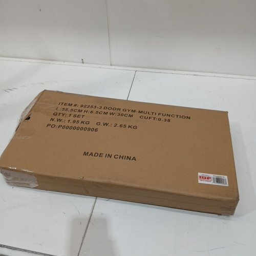 IRON BODY DOOR GYM MULTI FUNCTION EXERCISE DEVICE - UP TO 220LBS - BLACK (MODEL: 92253-3) image 2