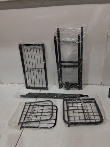 plant stand for indoor/outdoor use, with leveling feet - 9" x 17" x 43" - black (model:tc-ps-tsg5bw) image 4
