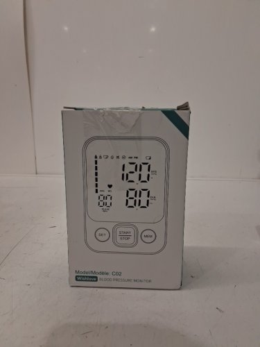 Blood Pressure Monitor Rechargeable Machine for Home with adjustable wrist cuff - 7" - 15" - black / grey (model: c02b) image 2