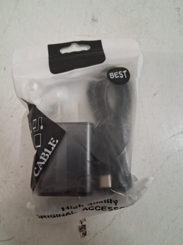 high quality usb-c charging cable with adapter - 5ft - black image 4