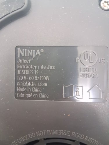 ninja neverclog Powerful Compact Slow Juicer with Total Pulp Control - 24oz - grey/black (JC151C) image 8