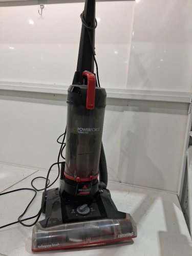 BISSELL POWERFORCE TURBO UPRIGHT PET VACUUM CLEANER - BLACK / RED (MODEL: 3332C) image 2